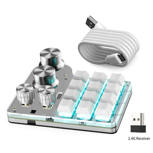 RGB Mechanical Keyboard with Custom Macro Programming