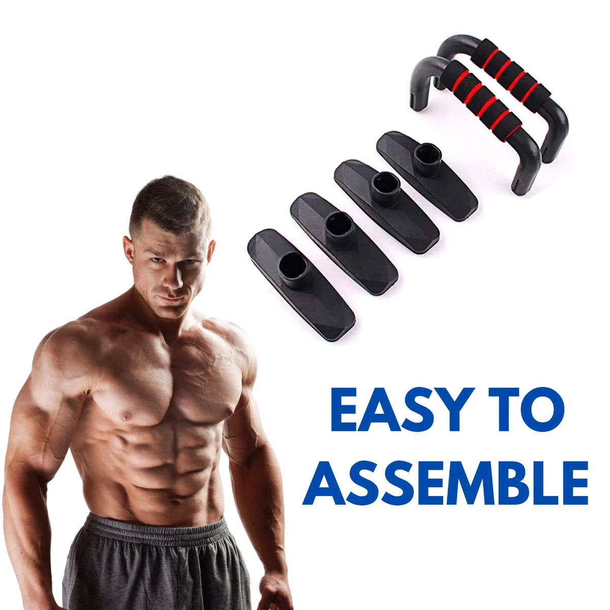 Push Up Bars Strength Training Workout