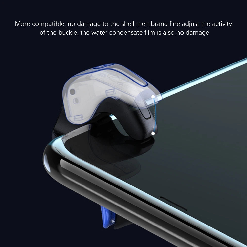 Mobile Game Controller Four Finger Gamepad
