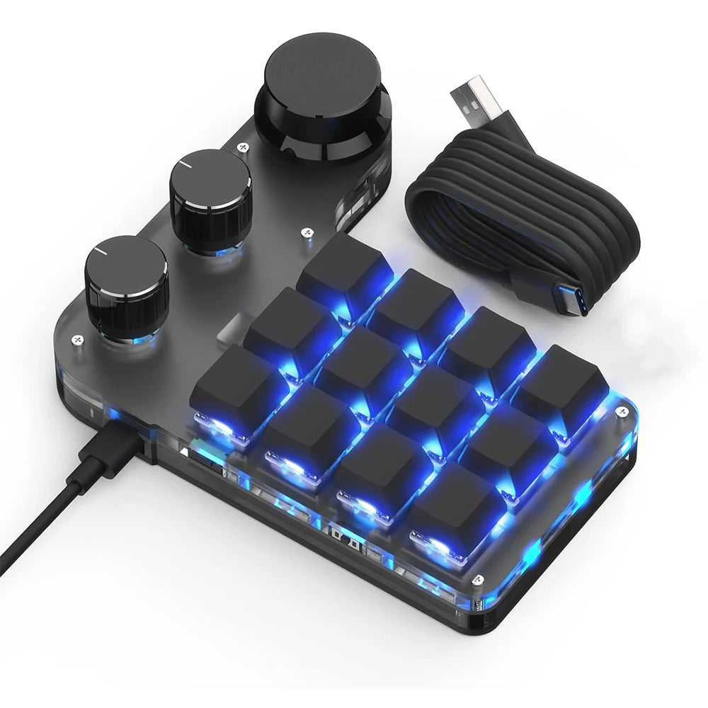 RGB Mechanical Keyboard with Custom Macro Programming