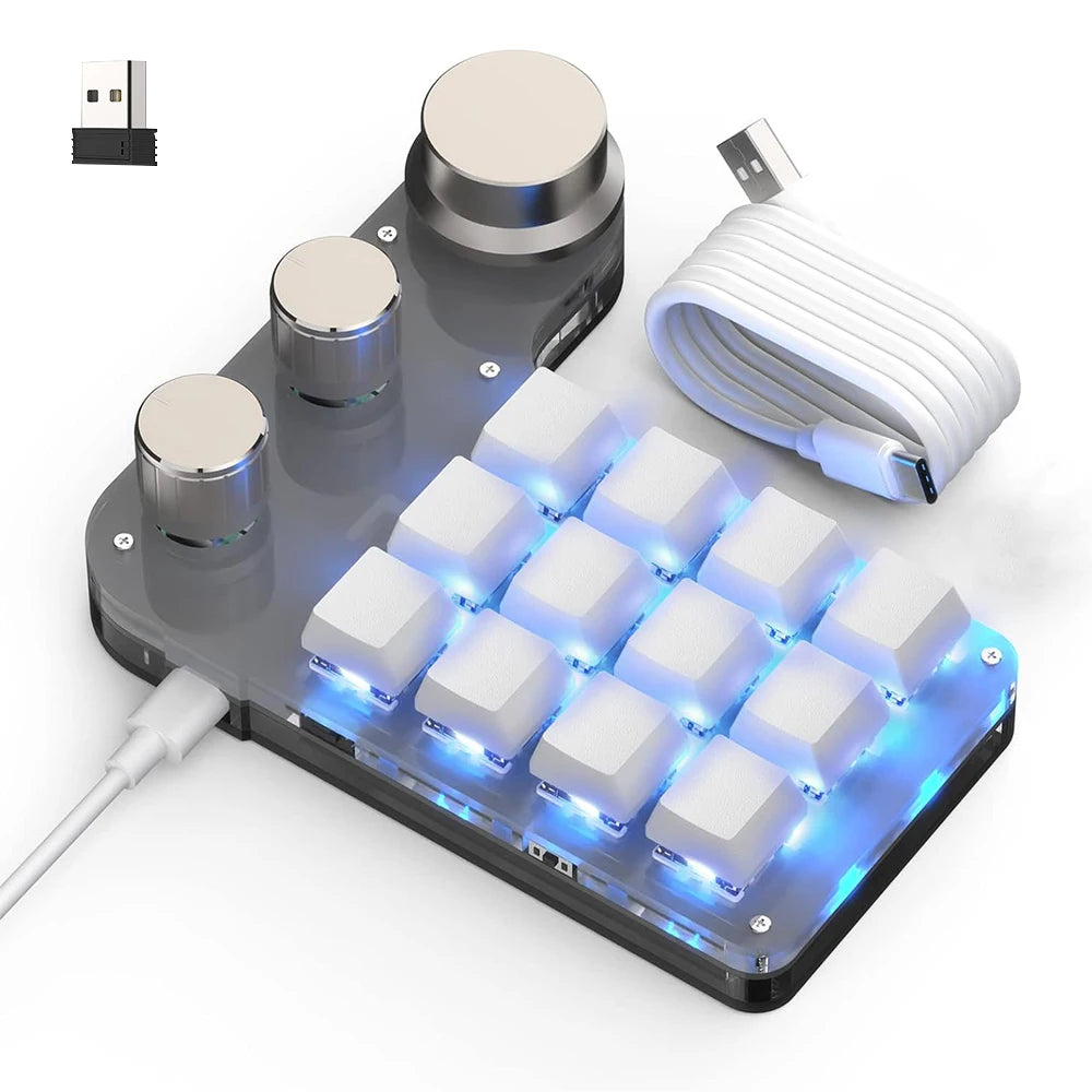 RGB Mechanical Keyboard with Custom Macro Programming